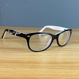 RayBan RB1544 3579 Eyeglasses Small Junior Black White Frame Only 48-16 130